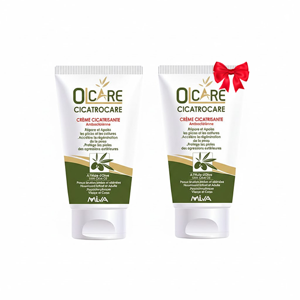 MILVA OLCARE cicatrocare crème cicatrisante 50 ml + 1 GRATUITE