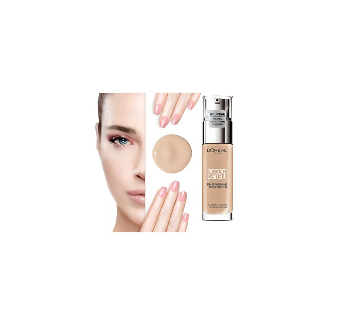 L'OREAL ACCORD PARFAIT fond de teint R3-C3 beige rose