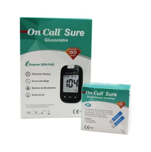 ON CALL SURE bandelettes b/50 + Appareil Gratuit