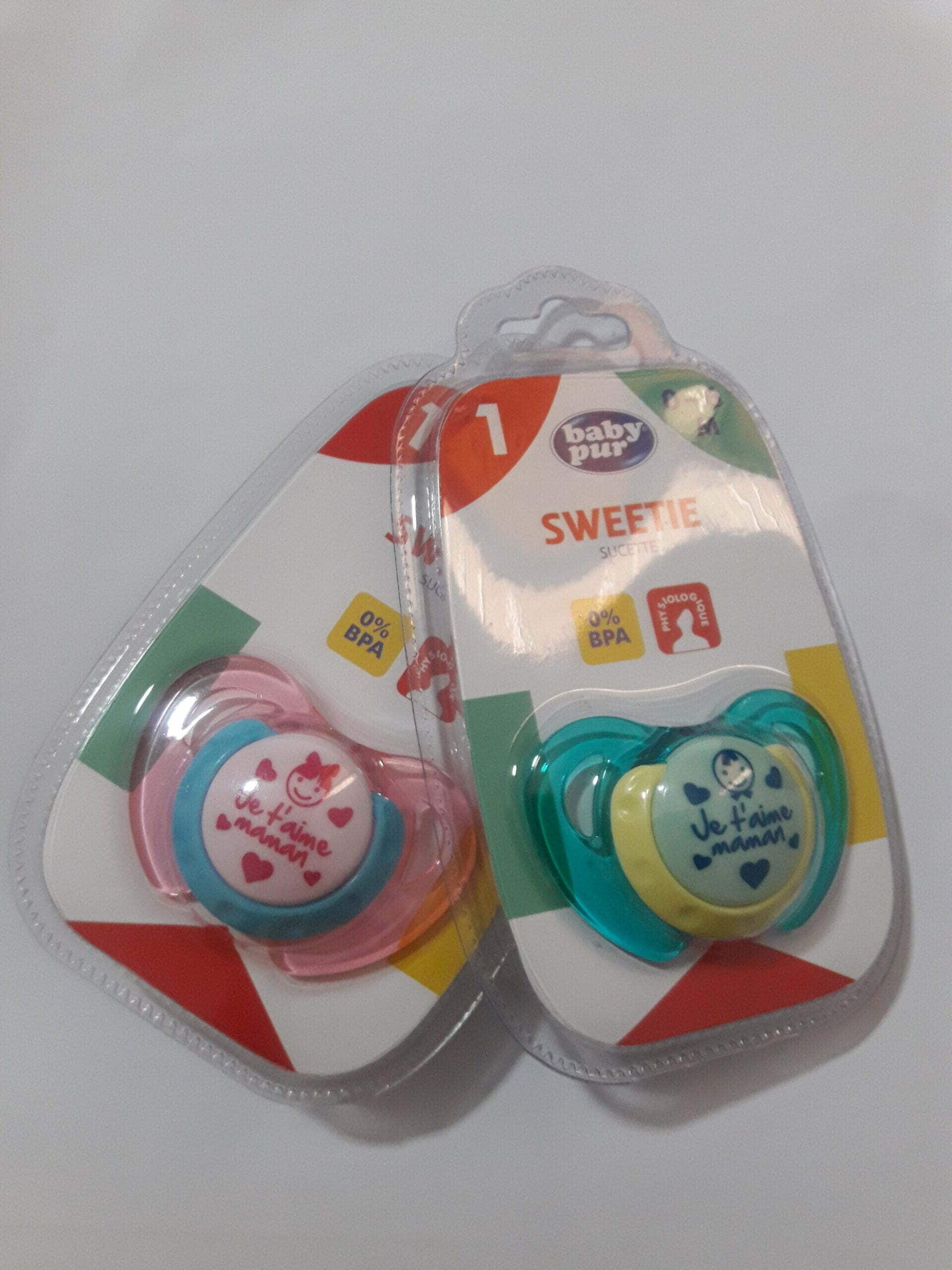 BABY PUR SUCETTE SWEETIE 0-6M