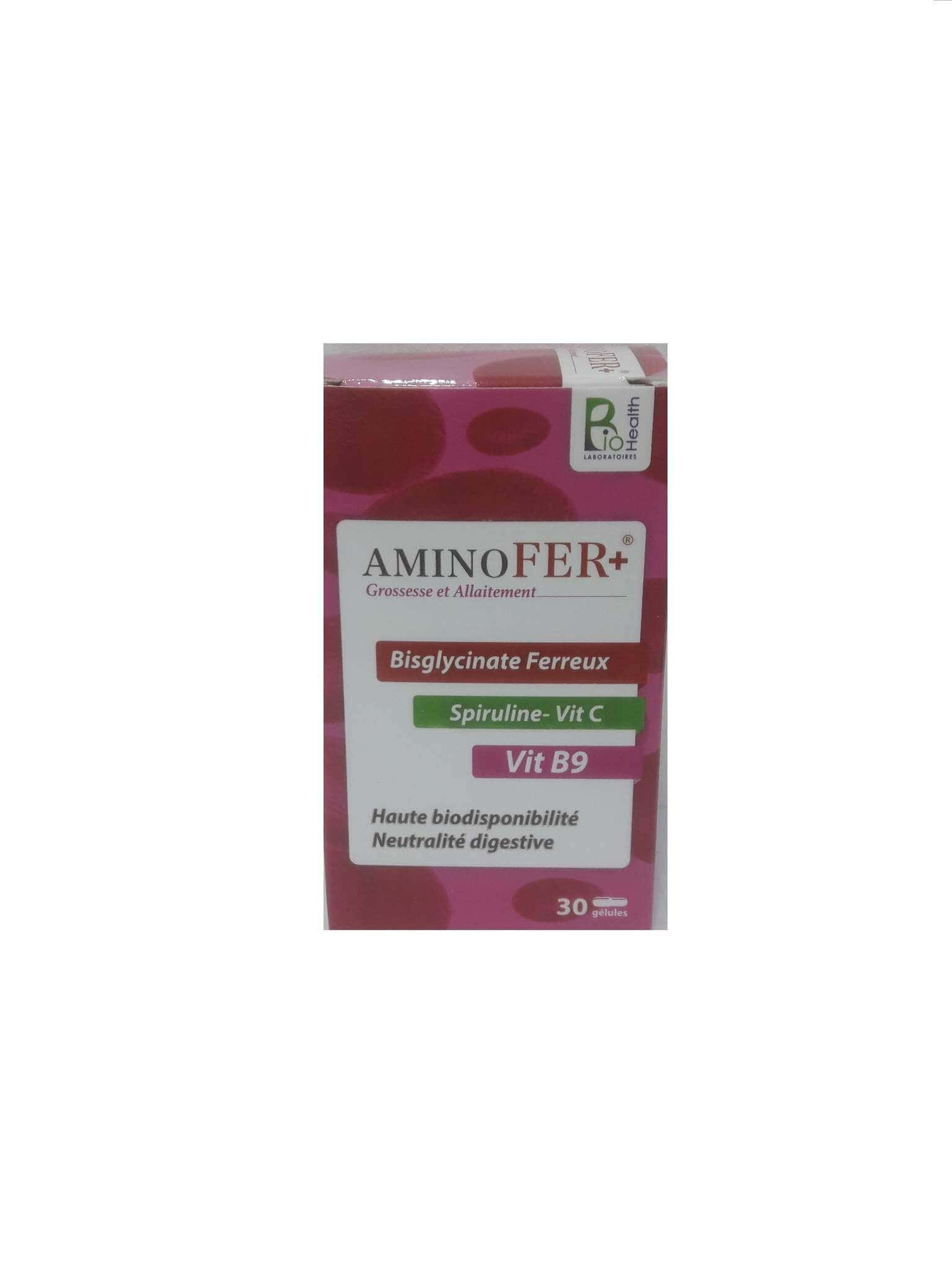 Bio Health Aminofer plus  30 gelules – Image 2