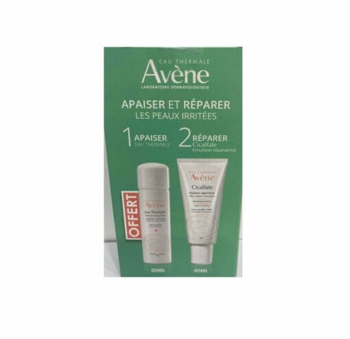 Avene pack SOS cicalfate Emulsion Post-Acte 40mll +eau thermale 50 ml offert