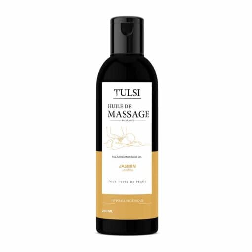 TULSI huile de massage jasmin 250 ml (Emballage défectueux   )