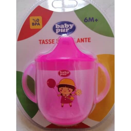 Baby pur tasse basculante 6m+ rose – Image 3