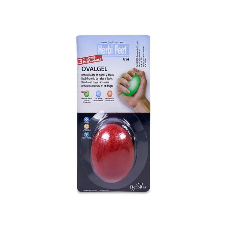 HERBI FEET BALLE D'EXERCICE MEDIUM ROUGE
