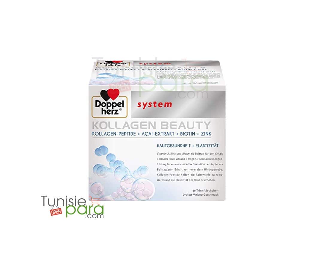 Doppelherz AKTIV Kollagen Beauty - Santé Elasticite de la peau - 30 Doses
