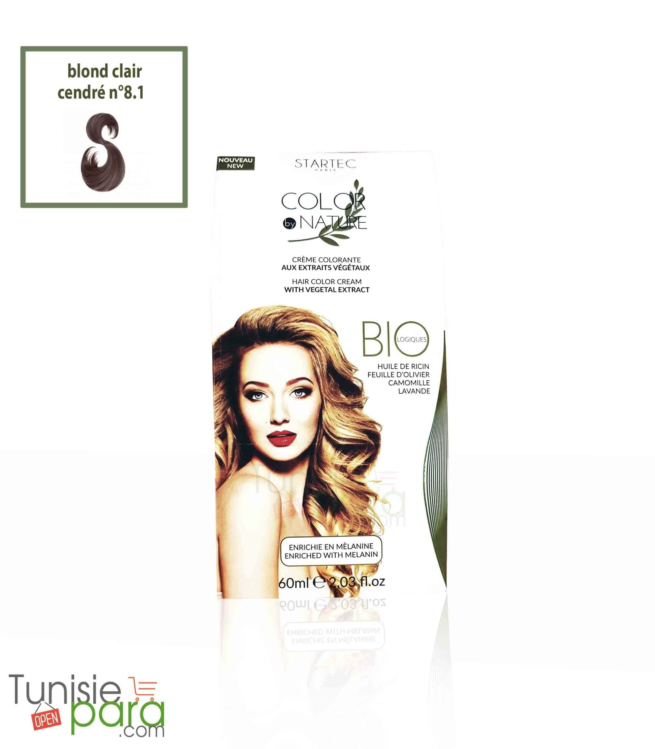 Startec coloration blond clair cendré n° 8.1