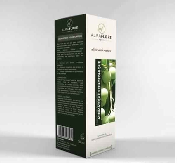 ALMAFLORE Huile de massage veinotonique 50ML