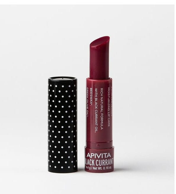 apivita stick a levres black currant coloré