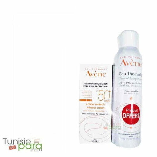 Avene fluide solaire teinté + gel cleanance 100ml offert