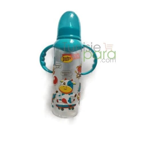 BABY PUR biberon carré avec anse 250ml