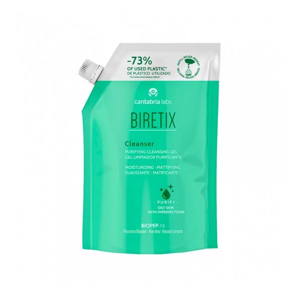 BIRETIX Gel Nettoyant Purifiant Recharge 400 ml