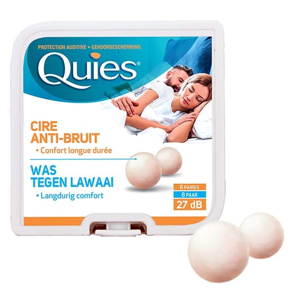 Quies Bouchons d'oreilles en cire Boite de 16