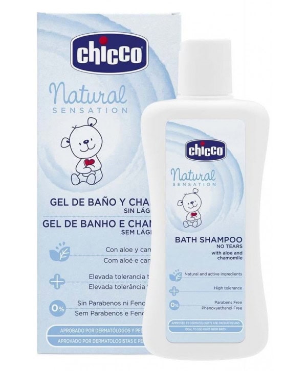 Chicco natural sensation bath shampoo 200 ml – Image 3