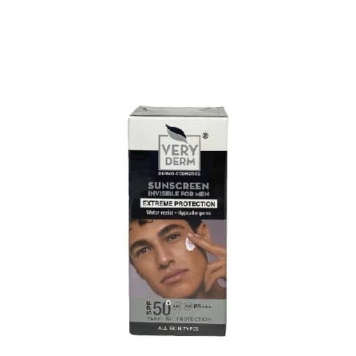 VERY DERM Ecran solaire SPF50+ invisible pour homme 50ml