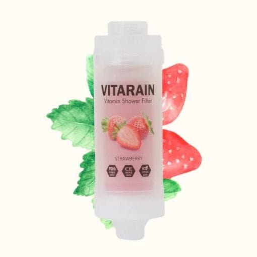 VITARAIN Filtre de Douche à La Vitamine à la Fraise
