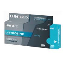 Herbex l-tyrosine 300 mg 20 capsules – Image 2