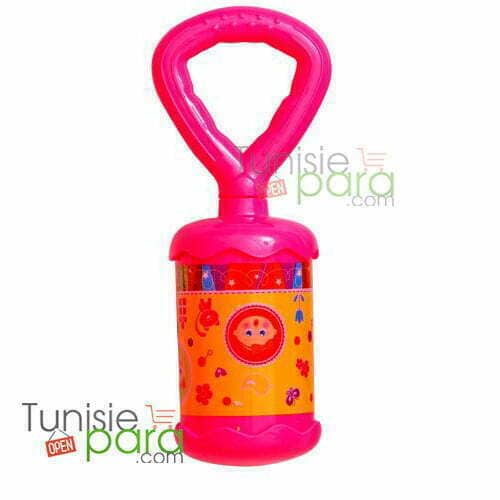 BABY PUR hochet cylindre musical rose