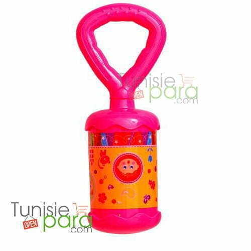 BABY PUR hochet cylindre musical rose – Image 5
