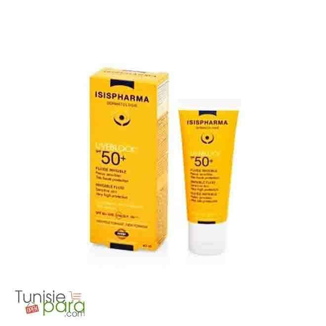 ISISPHARMA UVEBLOCK 50+ Fluide invisible