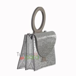 JOWA Sac Ménis argent pailleté