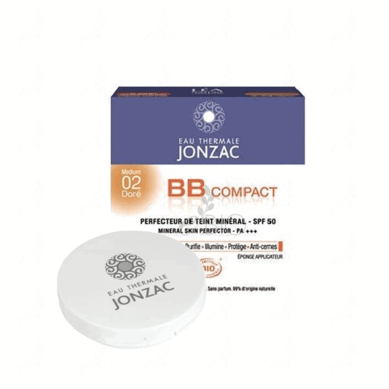 Jonzac BB compact N°02 doré - Eau Thermale Jonzac