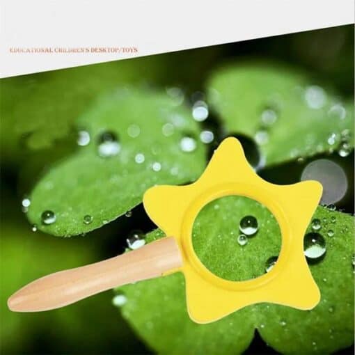 Jouet: Loupe en bois pour enfants – Image 2