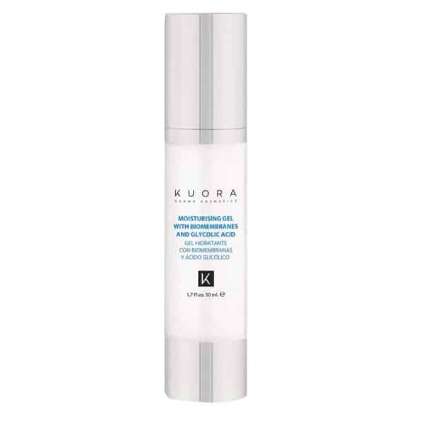 KUORA gel hydratant aux biomembranes et a l'acide glycolique spf 10 50ml (02/2025)