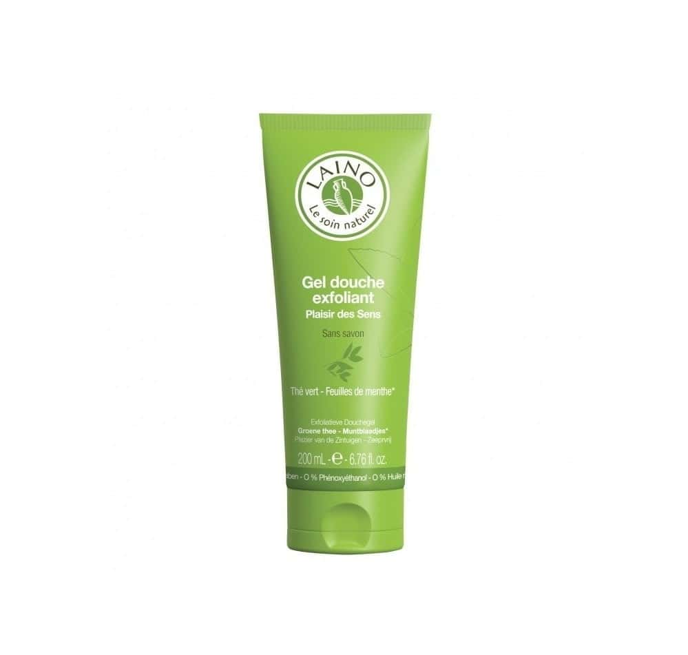 LAINO GEL DOUCHE EXFOLIANT THE VERT-MENTHEE 200 ML