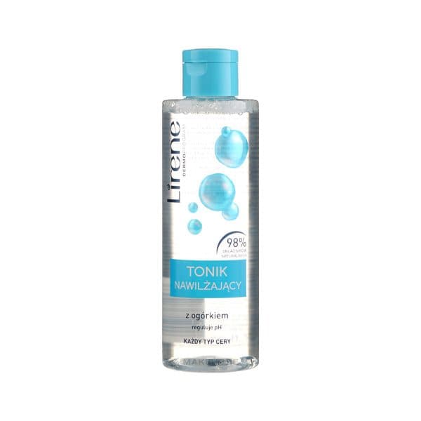 lirene eau tonique hydratante concombre et l'aloe verra 200 ml
