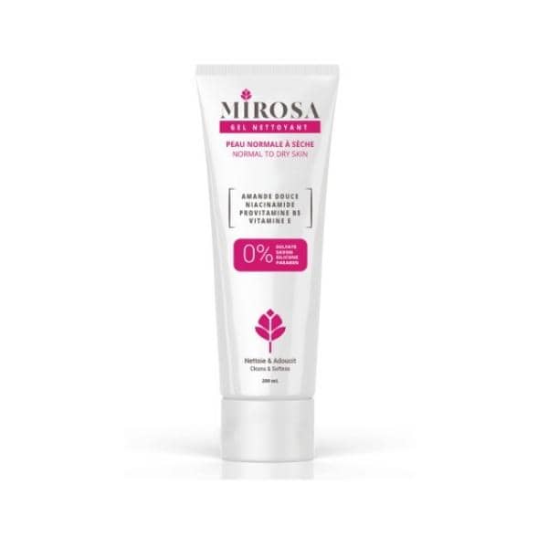 MIROSA gel nettoyant peaux normal a sèche 200ml