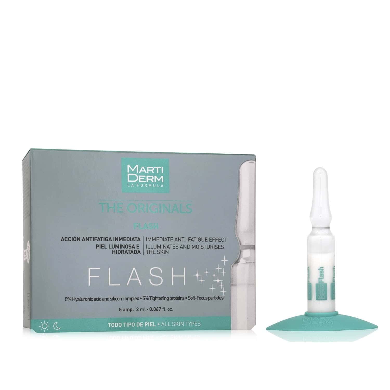 MARTIDERM THE ORIGINALS Flash 5 ampoules Date d'expiration: 11.2024