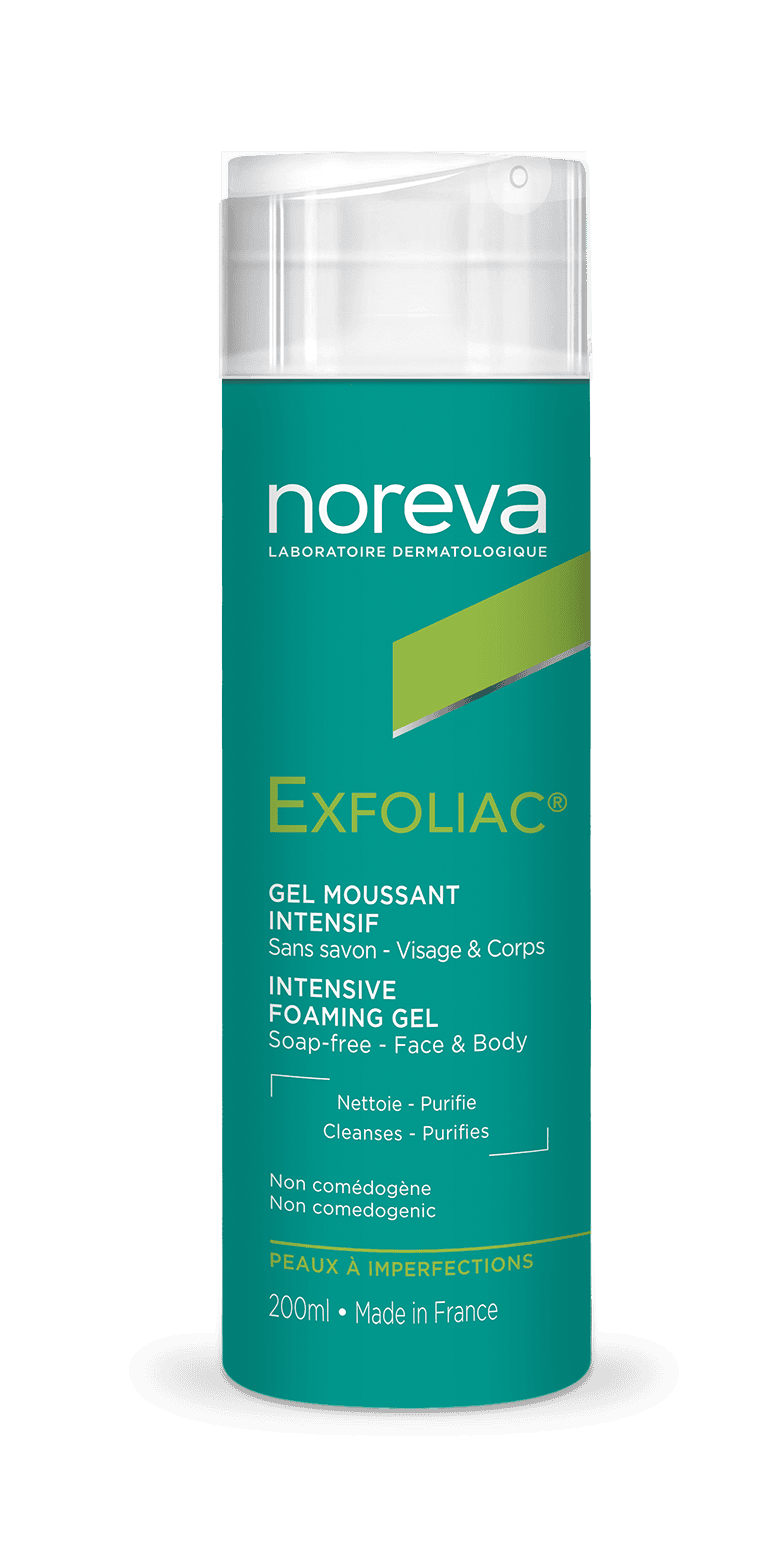 NOREVA EXFOLIAC gel moussant  intensif 200ml – Image 2