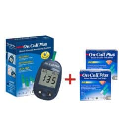 ON CALL plus 100 bandelettes + appareil gratuit + 10 lancettes + 10 bandelettes gratuit
