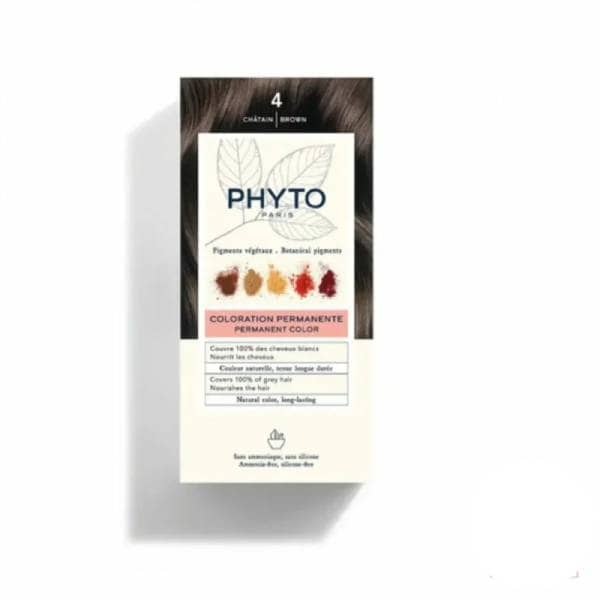 Phyto Phytocolor 4 Châtain – Coloration Permanente Soin