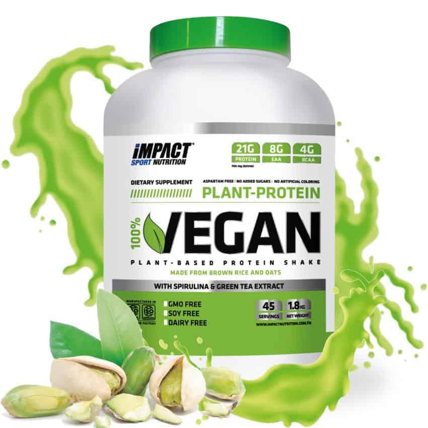 PLANT PROTEIN 100% VEGAN PISTACHIO -1.8KG