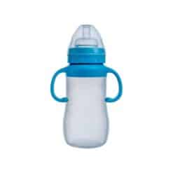 POCO biberon silicone bleu 180 ml