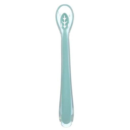 Baby pur cuillere en silicone 4m + bleu – Image 2