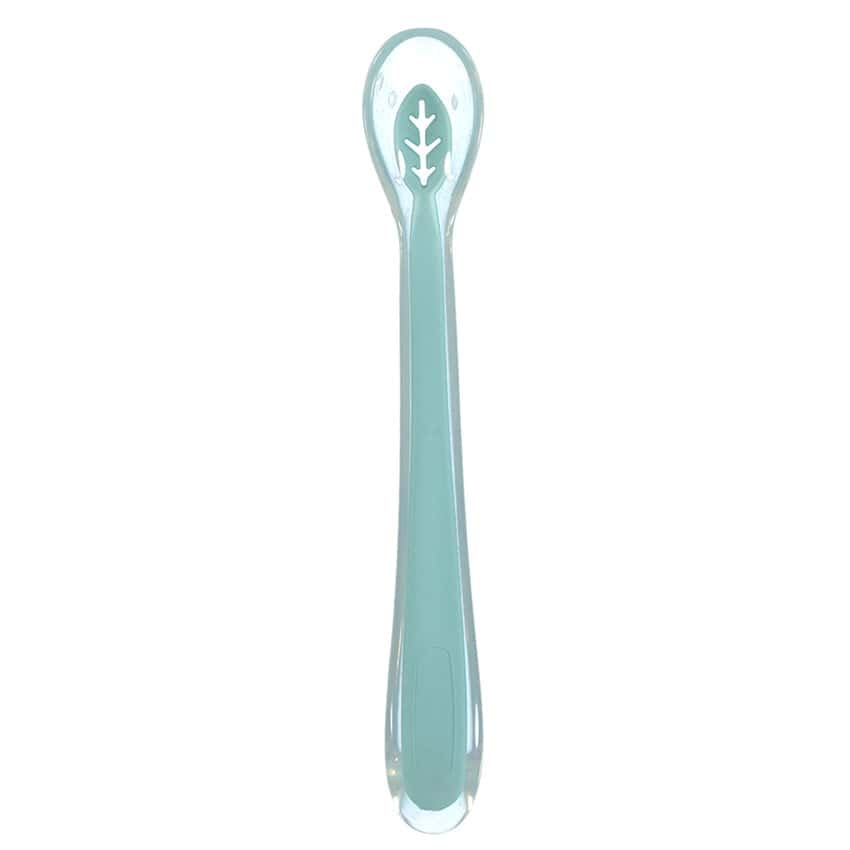 Baby pur cuillere en silicone 4m + bleu – Image 2