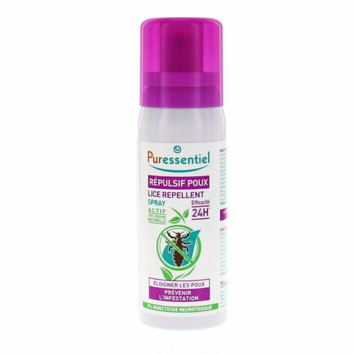 PURESSENTIEL Anti poux repulsif poux spray 75ml