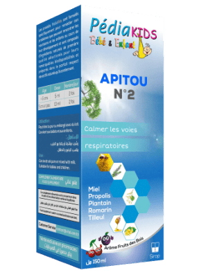 PEDIAKIDS APITOU N2 Toux seche150 Ml – Image 2