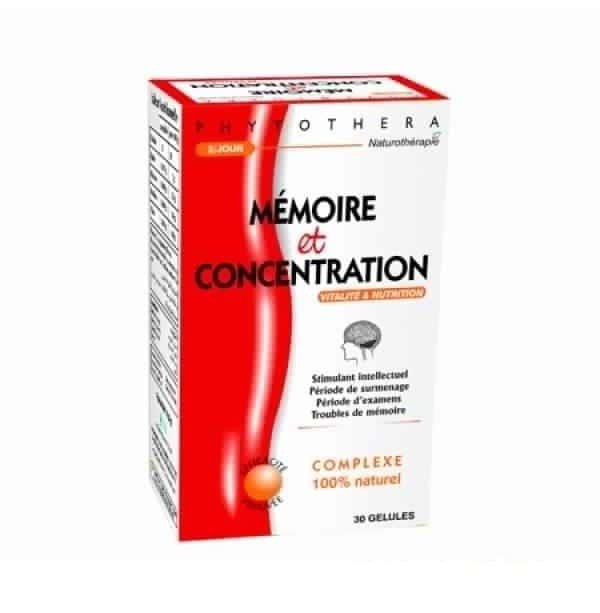 Phytothera Memoire & Concentration 30 gelules
