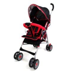 Poussette Canne - Rouge & Noir Ref:193-005