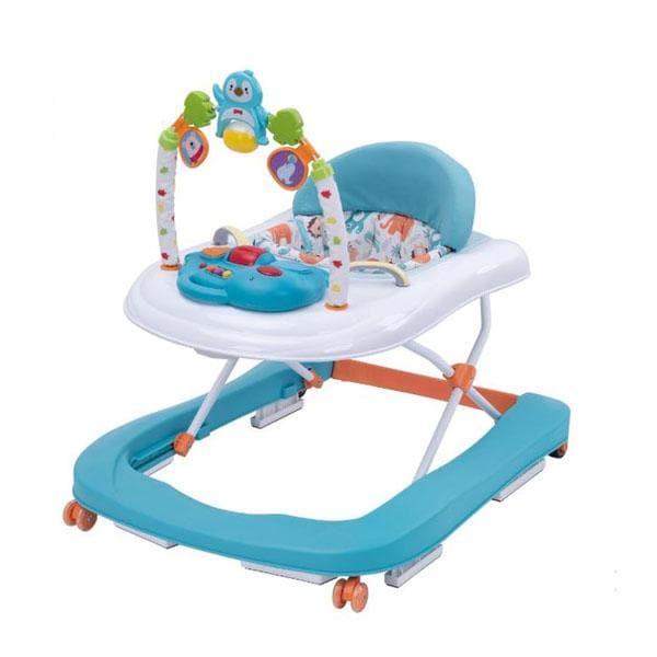 Prima Baby Trotteur Pousseur 2en1 FIRST STEP Bleu