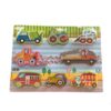 Puzzle variee en bois epais