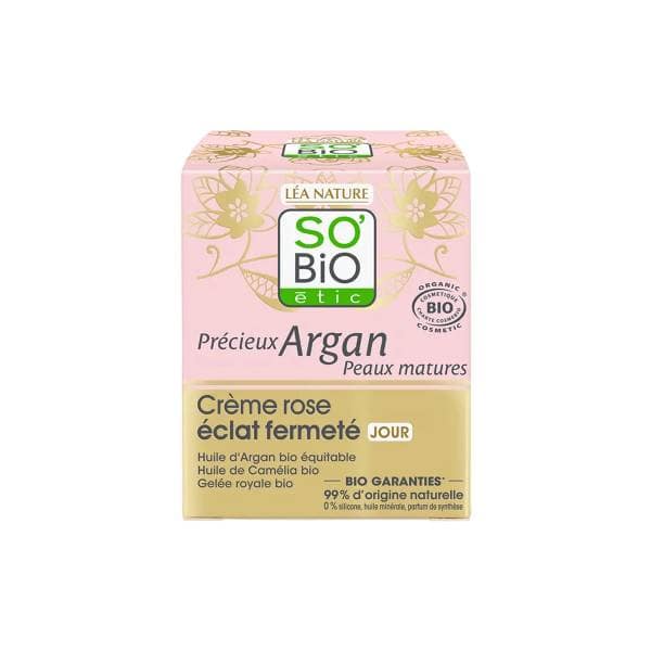 SO BIO creme rose eclat fermeté jour 50ml