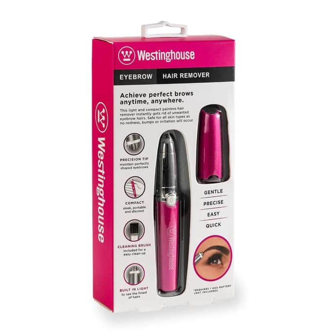 Westinghouse Épilateur de sourcils à piles