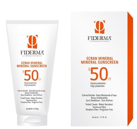 Fiderma Ecran solaire minéral spf50+ teinté