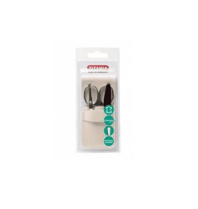 TITANIA set manucure 3 pieces etui cuir 162/A PH – Image 2