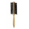 TITANIA brosse ronde 22 cm D 5cmmanche bois cheveu veritable 2827